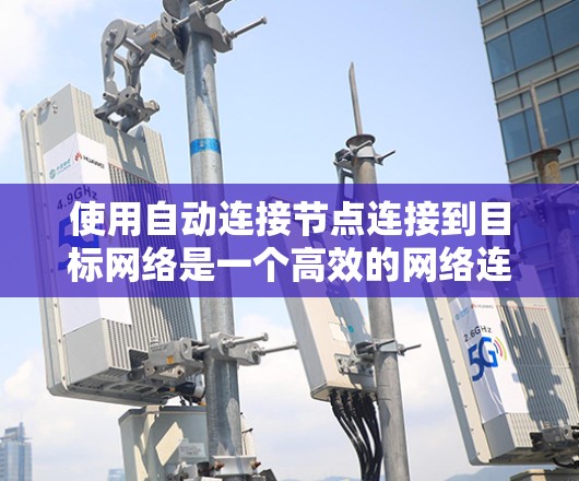 使用自动连接节点连接到目标网络是一个高效的网络连接策略，有助于提高网络性能。以下是一个清晰的步骤指南