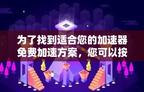 为了找到适合您的加速器免费加速方案，您可以按照以下步骤进行