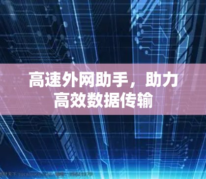 高速外网助手，助力高效数据传输