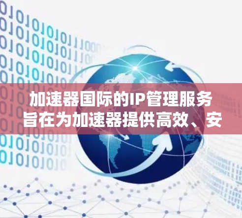 加速器国际的IP管理服务旨在为加速器提供高效、安全和灵活的网络IP地址管理解决方案。以下是对加速器国际IP管理服务的详细总结