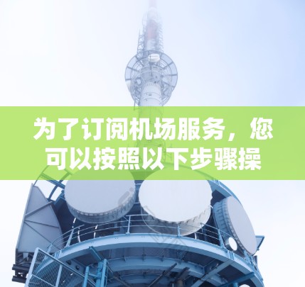 为了订阅机场服务，您可以按照以下步骤操作