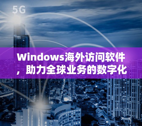 Windows海外访问软件，助力全球业务的数字化转型