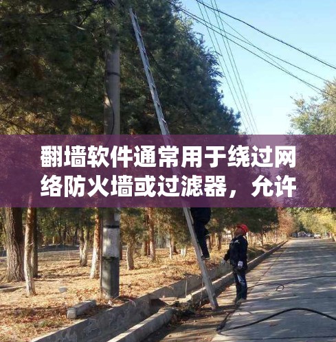 翻墙软件通常用于绕过网络防火墙或过滤器，允许用户在手机上访问互联网。以下是一些常见的翻墙软件及其在手机端的应用