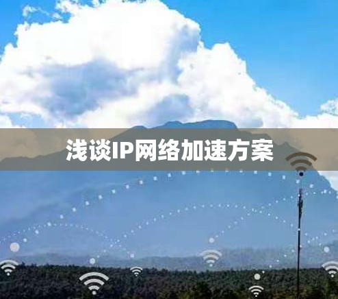 浅谈IP网络加速方案