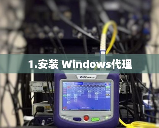 1.安装 Windows代理