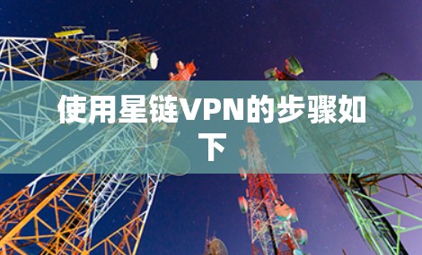 使用星链VPN的步骤如下