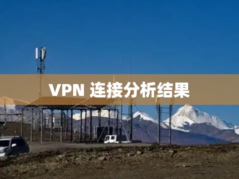 VPN 连接分析结果