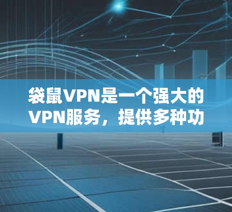 袋鼠VPN是一个强大的VPN服务，提供多种功能，包括视频会议、文件传输和设备追踪。使用袋鼠VPN需要按照以下步骤进行