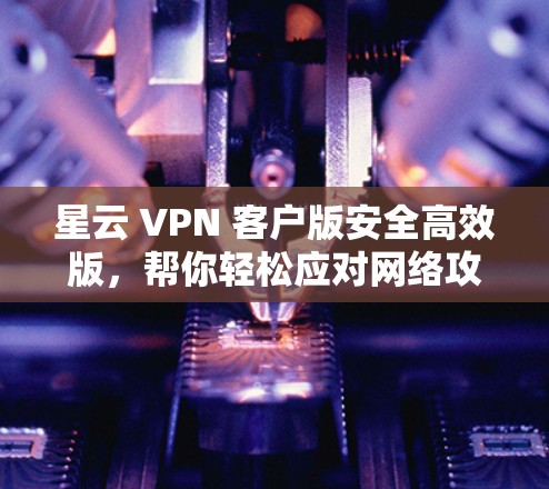 星云 VPN 客户版安全高效版，帮你轻松应对网络攻击