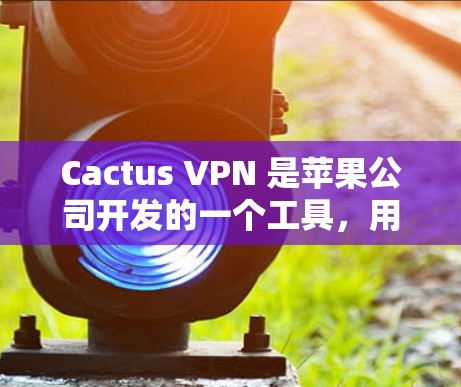 Cactus VPN 是苹果公司开发的一个工具，用于下载和安装VPN软件。由于 Cactus 是苹果公司内部开发的，官方支持可能较少，但下面是一些步骤指南和建议，帮助您使用 Cactus VPN