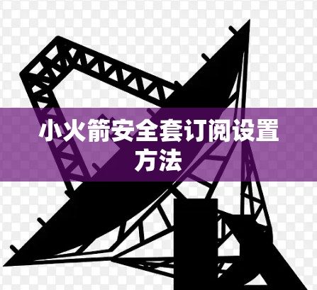 小火箭安全套订阅设置方法