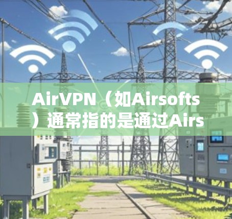 AirVPN（如Airsofts）通常指的是通过Airsofts公司提供的VPN服务来安全访问互联网。以下是一些关于Airsofts AirVPN节点连接的基本信息