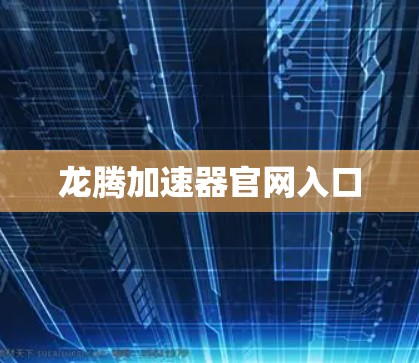 龙腾加速器官网入口