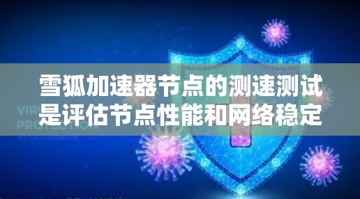 雪狐加速器节点的测速测试是评估节点性能和网络稳定性的重要过程，以下是详细的总结和步骤