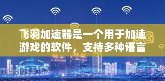 飞羽加速器是一个用于加速游戏的软件，支持多种语言和平台，包括Windows、Mac和Linux。以下是下载并使用飞羽加速器的步骤